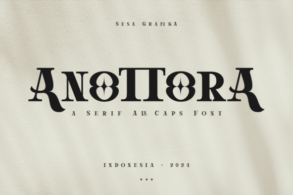 Anottora Font Brings Elegant Serif Style to Handmade Products