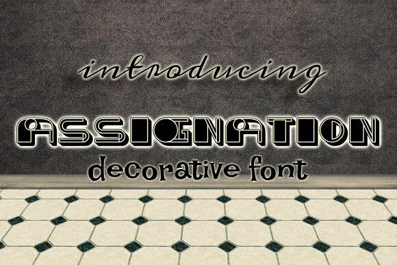Assignation: A Font That Speaks with Grace