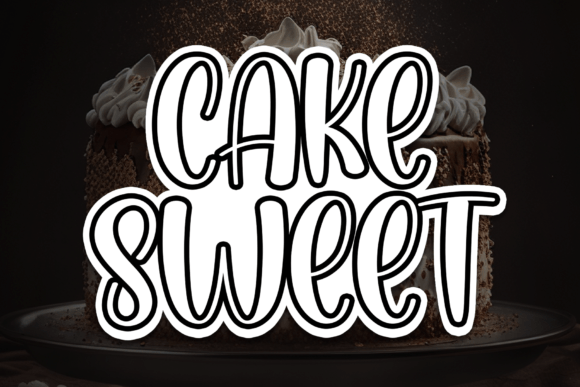 Cake Sweet: A Playful Display Font for Editorial Charm