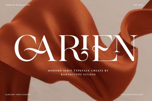Carien: A Serif Font for Elegant Web Design
