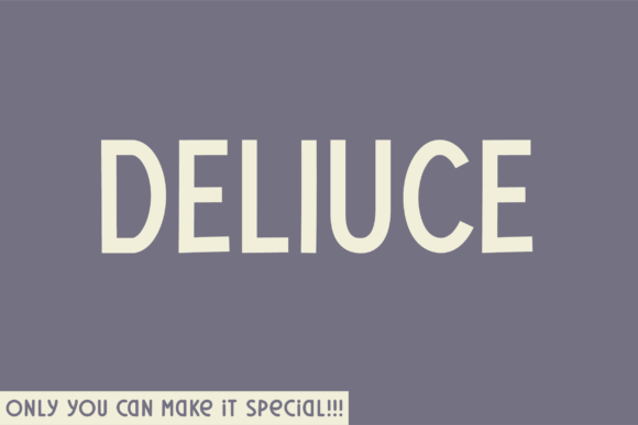 Deliuce: A Sans Serif Display Font Built for Digital Impact