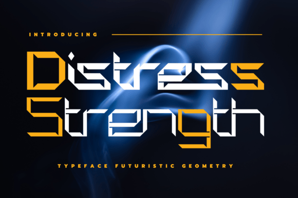 Distress Strength: A Cyberpunk Display Font for Editorial Impact