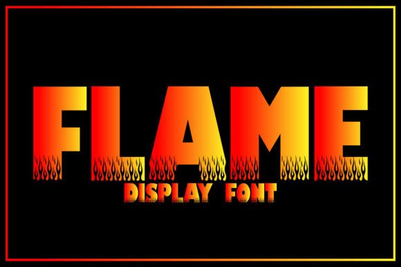Flame Typeface: A Decorative Display Font for Modern Web Design