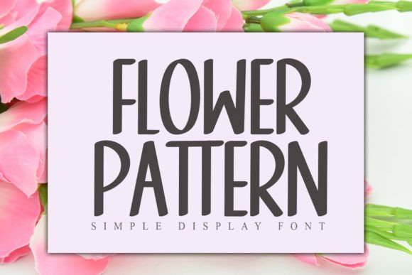 Flower Pattern: A Font That Elevates Your Brand