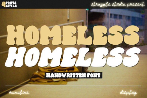 Homeless Font: A Display Typeface That Brings Warmth to Editorial Design