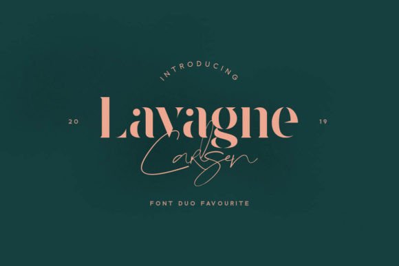 Lavagne Carlsen: A Stencil Display Font for Campaign Impact