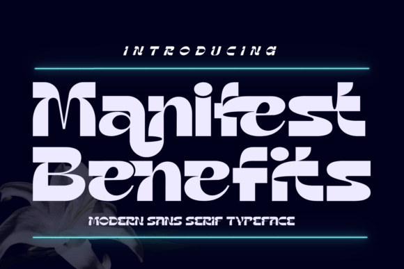 Manifest Benefits: A Bold Display Font for Campaigns