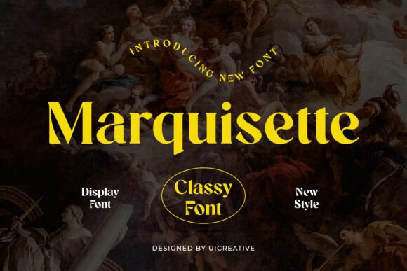 Marquisette: A Classy Serif Font for Handmade Products