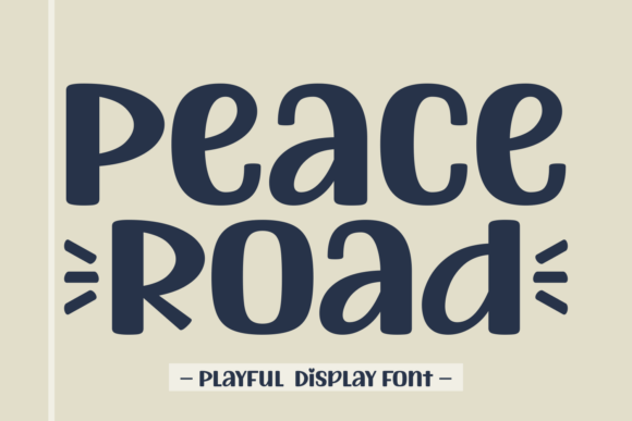 Peace Road: A Versatile Display Font for Campaigns