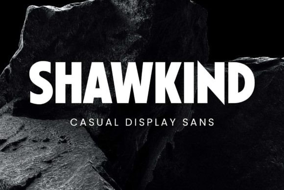 Shawkind: A Bold Sans Serif Font for Handmade Products and Printables