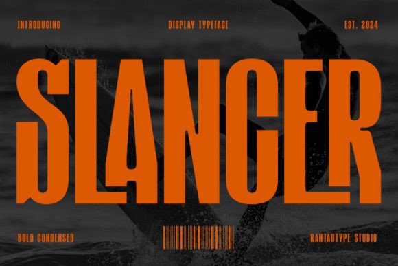 Slancer Font Review: A Bold Condensed Typeface for Campaign Design