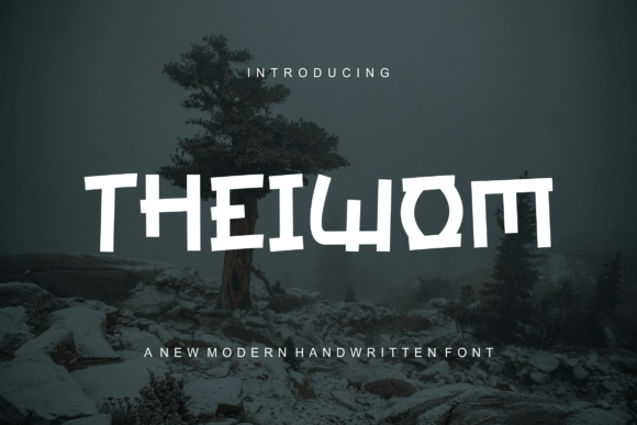 Theiwom: A Modern Display Font for Clearer Campaigns