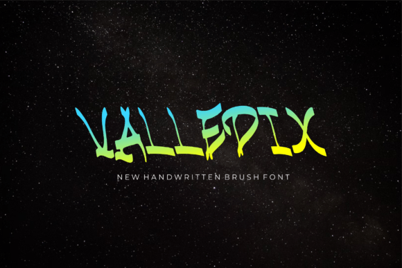 Valledix: A Bold Display Font for Handmade Brands